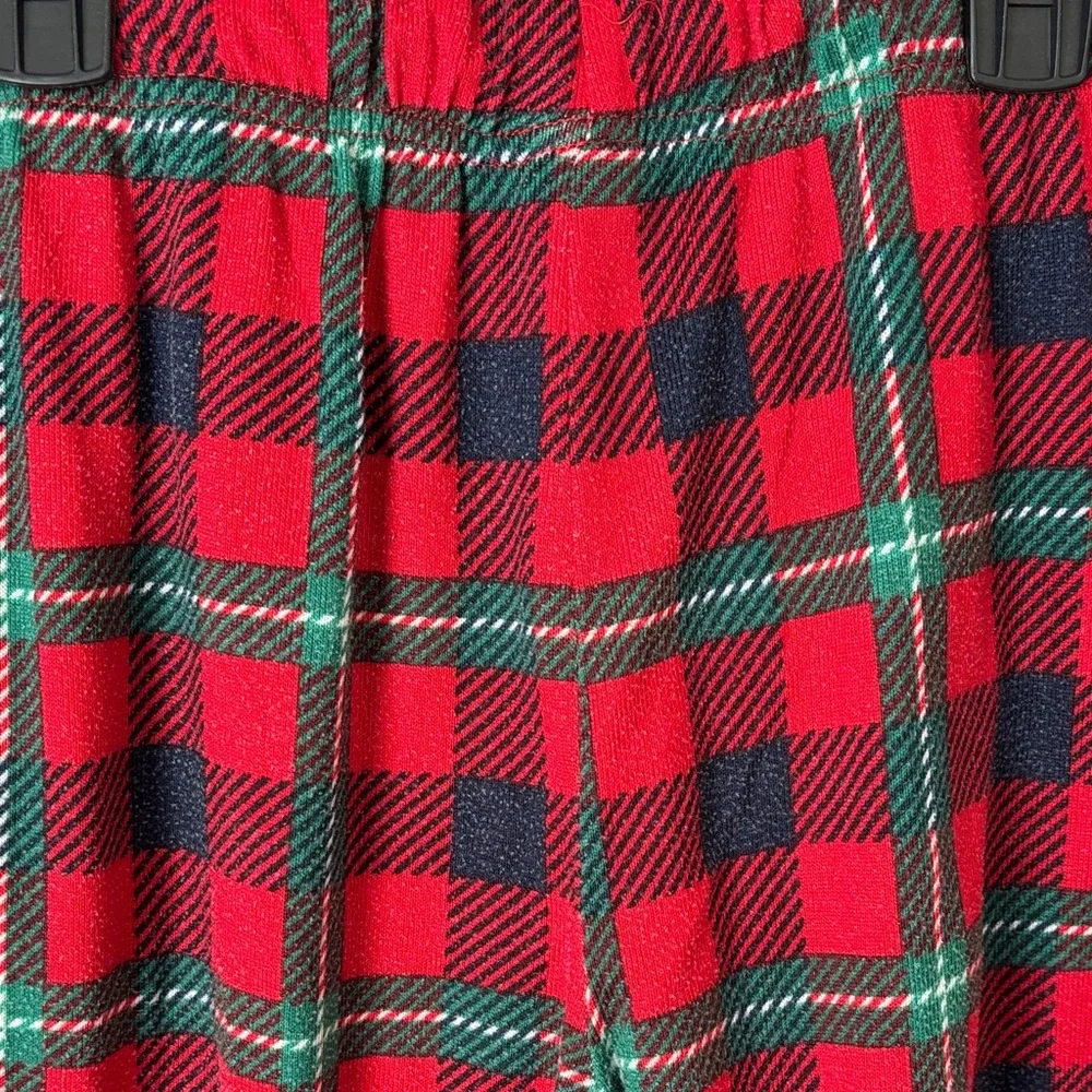 Festive Plaid Pajama Set
